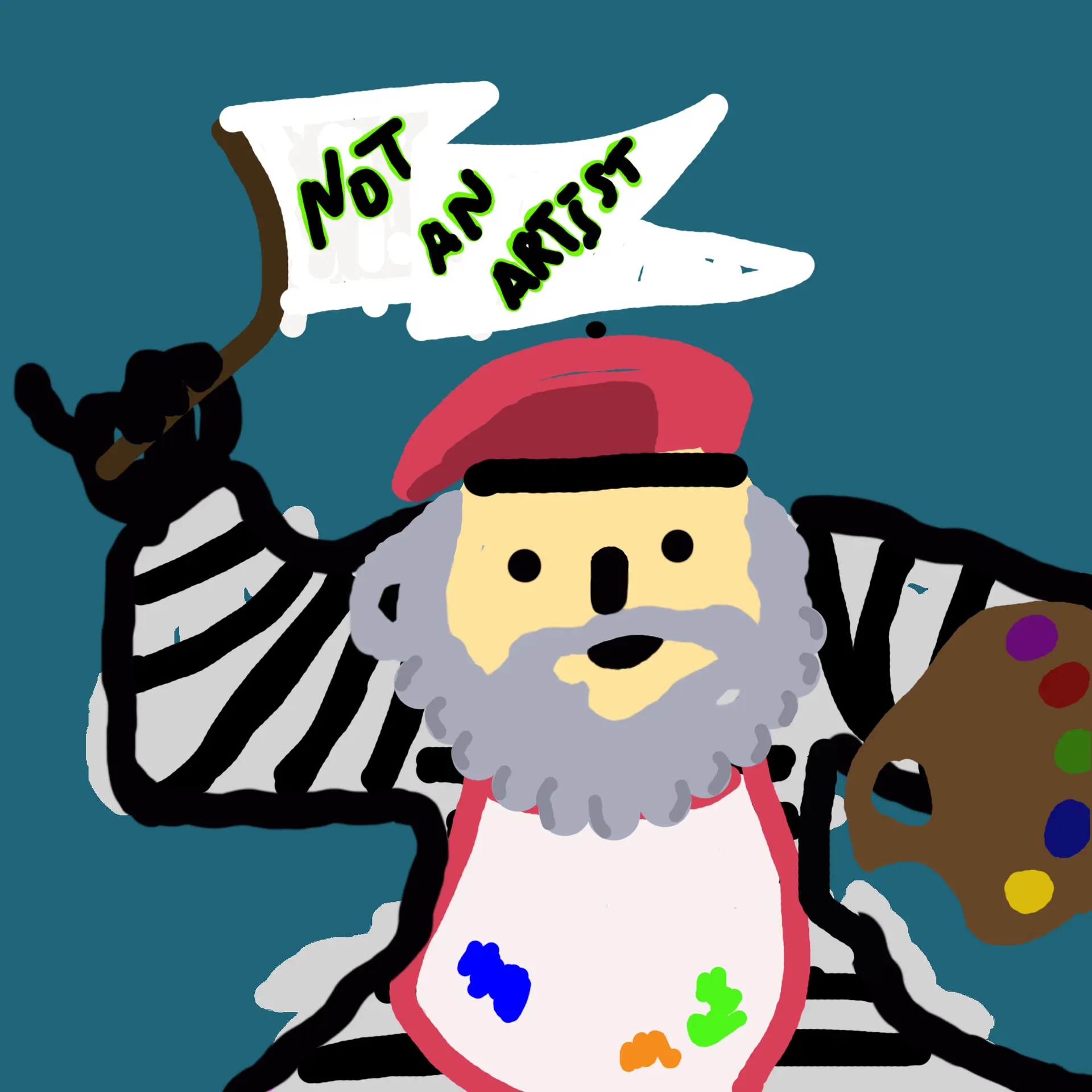 Artistic Bitcoin Rebel