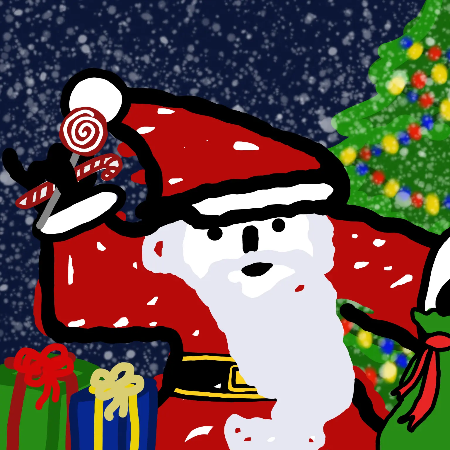 Satoshi Santa Spell